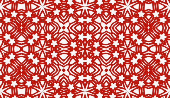 Crimson Symphony of Nature Patterns 8: Elevating Interiors with Organic Elegance