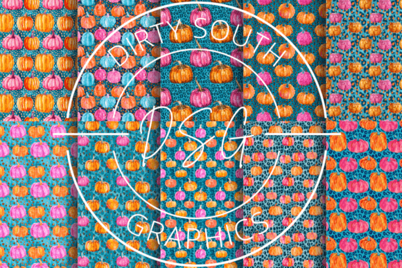 Funky Pumpkins Seamless Patterns Cheetah: A Creative Powerhouse for Digital Designers
