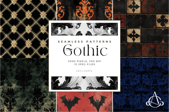 Gothic Seamless Patterns: A Practical Resource for Digital Creators