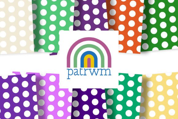 Seamless Dotty Polka Dot Patterns: A Versatile Design Resource for Creatives