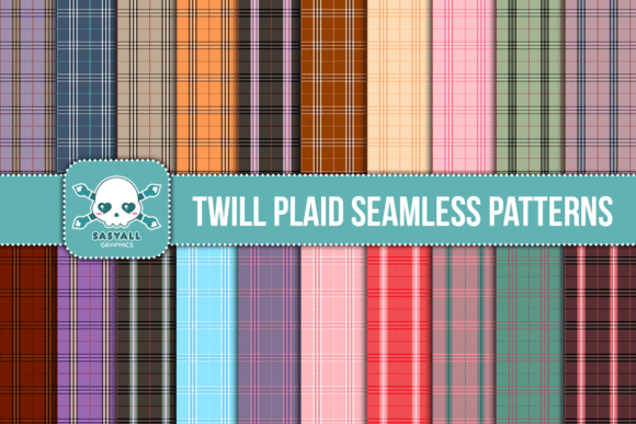 Twill Plaid Seamless Patterns: A Timeless Solution for Sophisticated Design