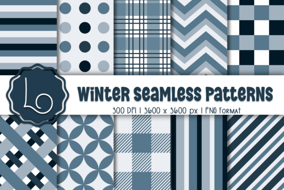 Winter Seamless Patterns for Creative Projects